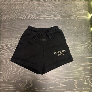 Fear of God Black Athletic Shorts boys size 8